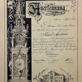 Altonaer Uhrmacher Verein von 1867 Karl Niehus